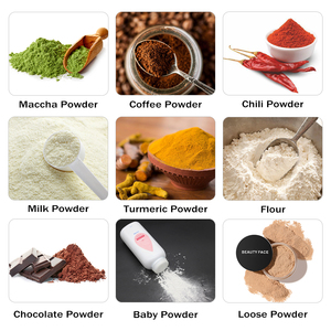 Machine de remplissage semi-automatique HZPK pour poudres, avec vis sans fin, pour farine, café, détergent, cosmétiques, et machine de mélange et de remplissage à vis sans fin pour poudres en pot - Product Image 2