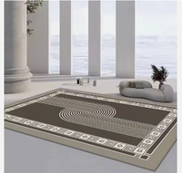 Tapis de sol en velours cristal au design personnalisé Décoration de salon Tapis et moquettes faciles à nettoyer