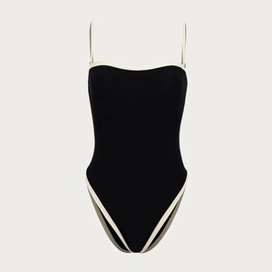 Costume da Bagno Intero Bianco e Nero TW con Halter e Push-up per Donna - Product Image 2