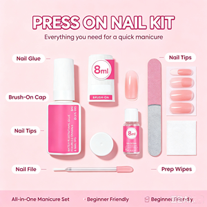 Pegamento para Uñas Superfuerte y No Tóxico para Uñas Postizas, Puntas de Uñas y Uñas Acrílicas (8ml) - Arte de Uñas de Larga Duración - Product Image 4