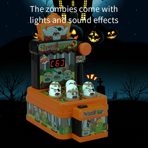 Năm Sao Mini Điện Tử Tương Tác Hammering Pounding Trẻ Em Đồ Chơi Phim Hoạt Hình <span class=keywords><strong>Zombie</strong></span> Phong Cách Nhựa Mole Trò Chơi Cho Trẻ Em Vui Vẻ Đồ Chơi - Product Image 5