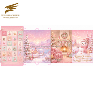Caja de Calendario de Adviento Personalizada para Ceras Aromáticas de Navidad, Embalaje para Fragancias con Diseño Gratuito de Fabricante Directo - Product Image 3