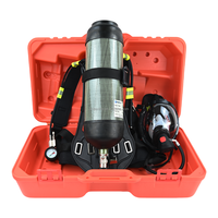 Appareil respiratoire ANBEN Fire 4500PSI en fibre de carbone Cydiner 6.8L 300 bar Scba, équipement de lutte contre l'incendie, accessoires