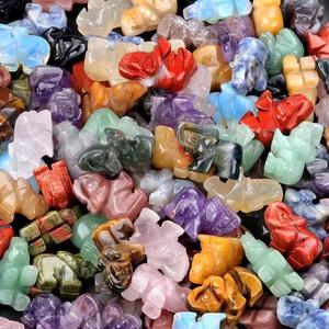 Prezzo di fabbrica all'ingrosso pietra curativa naturale intagliato elefante portachiavi di cristallo <span class=keywords><strong>voglie</strong></span> per la decorazione domestica - Product Image 4
