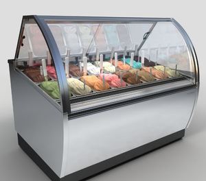 Offre Spéciale acharné casseroles crème glacée profonde affichage réfrigérateur congélateur vitrine avec 6 panz pour glace-crème glacée - Product Image 2