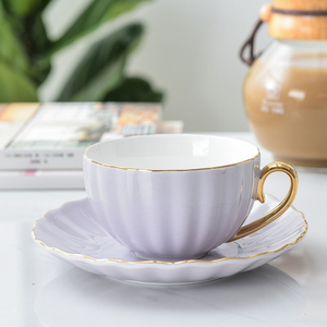 Popular New Design Optional Color High Quality Promotional China Milk <b>Coffee</b> <b>Tea</b> Cup and Saucer <b>Set</b> - Product Image 4