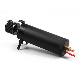 Récipient d'évacuation d'huile en alliage d'aluminium à deux trous avec filtre à air et vanne de vidange, récupération des gaz d'échappement du moteur diesel pour les nouveaux modèles de voitures - Product Image 2