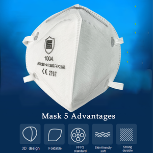 Mascarilla OEM FFP2 KN95 con Certificación CE, Mascarilla Respiratoria de 5 Capas, Protección Contra Humo y Partículas de Aceite, Mascarilla 3D para un Uso Cómodo - Product Image 4