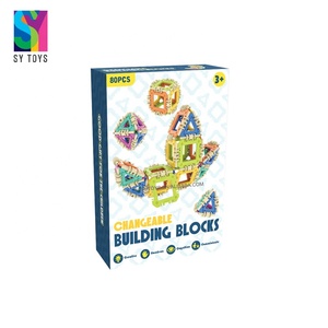 SY 80PCS-1250PCS Lern-und Bildungs spielzeug Baustein Diy Big Size Bausteine - Product Image 5