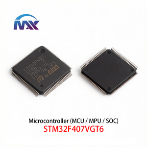 Microcontrolador STM32F407VGT6 de Alto Rendimiento, Serie Básica ARM Cortex-M4 con Funciones DSP y FPU, 1 MB de Memoria Flash - Product Image 1