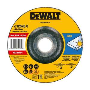 DeWalt-DWA4549SIA-AE แผ่นขัดสเตนเลสสตีลประสิทธิภาพสูงมีรอยถลอก-กด-มี5035048501931 - Product Image 1