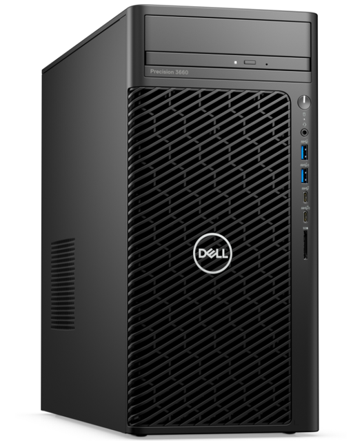 Dells Precision 3660 Workstation Desktop I7-12700 RTX A4000 16 GB GDDR6 2x16GB DDR5 RAM Workstation PC