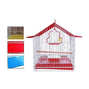 Venta al por mayor gran pajarera portátil de Metal Animal jaula pájaro Canarias de jaulas para aves de amor/ - Product Image 3
