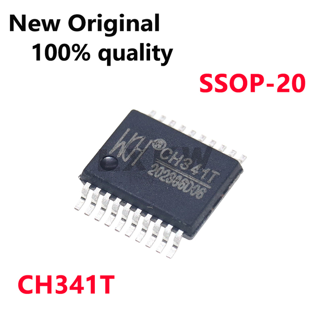 5/PCS New Original CH341T SSOP20 USB bus adapter chip In Stock