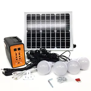 OEM Solar Lighting System Mobile Phone Charge Home/Outdoor Solar Lighting System With LED Lamps