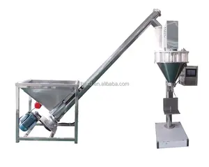 Semi Otomatis Bubuk Mengisi Mesin/Auger Filler dan Timbangan/Auger Sekrup Mengisi Mesin