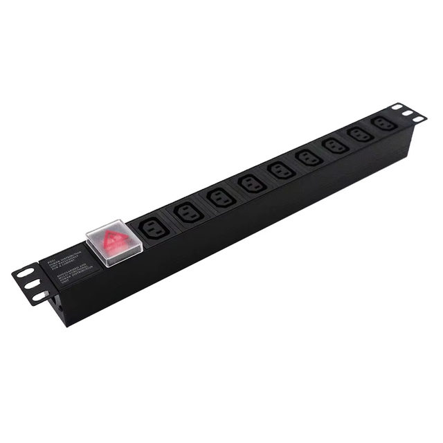 Zhejiang Manufactory IEC C13 19 Inch 1U 9 Outlets Smart 10A 220-250V 2.0m Cord Small Power Distribution Units Pdu