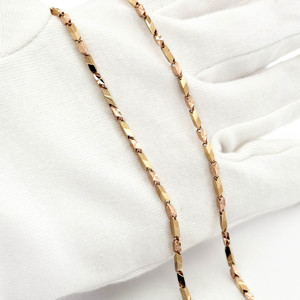Collar de Cadena de Oro de 18K para Hombre, Venta Caliente 2026, Joyería de Moda de Oro Sólido, Collar de Oro Bicolor Fundido para Hombre, Regalo para Fiesta Hip Hop - Product Image 5