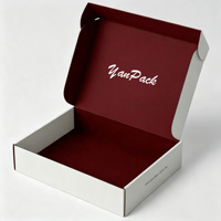 Caja de Regalo de Cartón Corrugado Personalizada para Ropa, Caja de Envío Rígida y Plegable para Camisas, Prendas de Vestir y Empaquetado de Marcas de Ropa