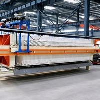 Nouvel équipement de presse à plaques automatique à commande PLC entièrement automatique et à faible coût d'exploitation pour les stations d'épuration des eaux usées