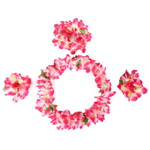 Mode avant budget amical guirlande Bracelet Hula fleur Leis collier hawaïen pour la fête - Product Image 5