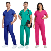 Tenues d'hôpital personnalisées en gros avec logo, blouses médicales pour femmes, uniformes d'infirmière OEM, ensembles de blouses d'infirmière pour hôpitaux vétérinaires