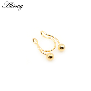 Alisouy 1PC <strong>Nose</strong> Ring <strong>Fake</strong> Septum <strong>Piercing</strong> Stainless Steel Clip Hoop <strong>Nose</strong> Rings <strong>Stud</strong> Sexy for Women Non Pierced Body Jewelry 20G - Product Image 6