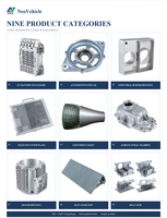 Boîtier de moteur en aluminium moulé sous pression OEM pour moteur électrique industriel, boîtier usiné CNC personnalisé avec ailettes de refroidissement