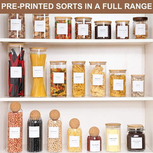 <span class=keywords><strong>Etichette</strong></span> ecologiche Non tossiche per bottiglie di condimento <span class=keywords><strong>etichette</strong></span> per barattoli di spezie <span class=keywords><strong>etichette</strong></span> rettangolari per <span class=keywords><strong>erbe</strong></span> da cucina <span class=keywords><strong>etichette</strong></span> bianche per dispensa - Product Image 5