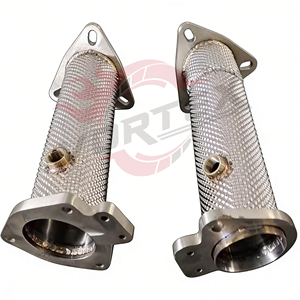 Tubo de Escape de Alto Flujo Vortex 304 de Acero Inoxidable con Acabado Espejo para Chevrolet Corvette C8 Z06, Alto Rendimiento, Soldado con TIG - Product Image 4