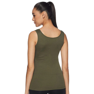 Camiseta sin Mangas para Mujer, Tela de Algodón Suave al Tacto, Corte Clásico Regular, Cómoda, Informal, Estilo de Ropa Diaria de Verano - Product Image 6