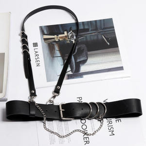 Ceinture Corset pour femmes, large et réglable, en Denim - Product Image 5