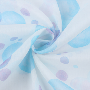 RC60-P001 # campione personalizzato di mano tessuto di cotone ramiè stampato floreale all'ingrosso per abiti, abbigliamento per ragazze e tessuti di moda - Product Image 5