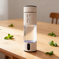 Bouteille d'eau hydrogénée portable rechargeable avec port USB Type-C, à haute concentration d'hydrogène, pour une utilisation domestique, en extérieur, en voiture et en camping-car