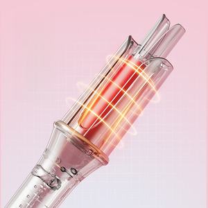 <span class=keywords><strong>Fer</strong></span> à <span class=keywords><strong>friser</strong></span> professionnel en céramique à glaçure céramique, chauffe en 30 secondes, réduit les frisottis pour des <span class=keywords><strong>boucles</strong></span> lisses - Product Image 6