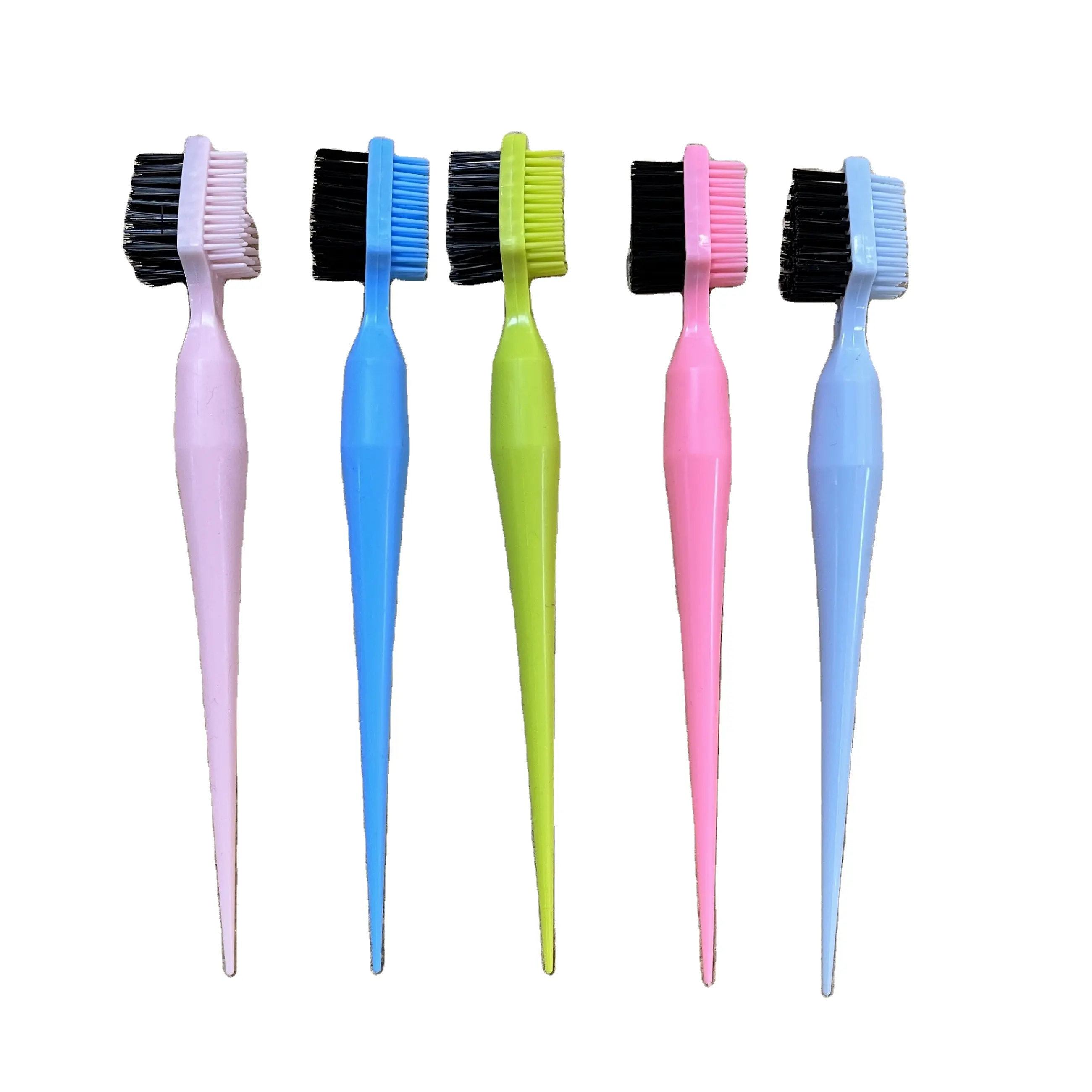 Lace Wig Edges Comb Edge Cleaning Brush Stylish Baby Hair Lay Your Logo Toothbrush Edgecontrolhairbrush Plastic Brushes