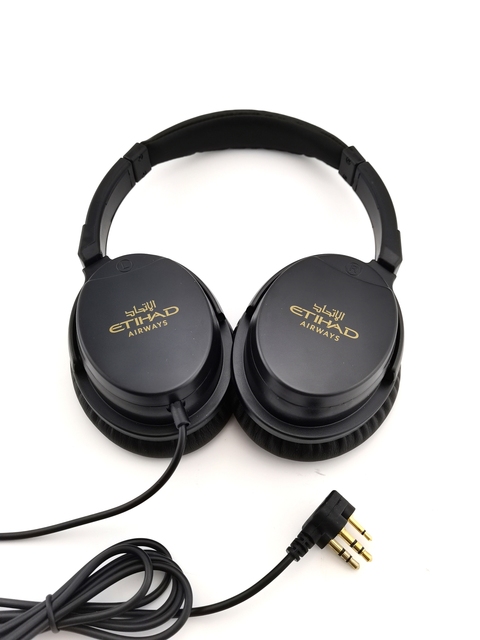 Business airline headphone with C1 or D2 or double pin fixed pin airplane business class aircraft headphone headset