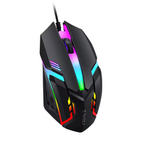 Offre Spéciale TF850 clavier de jeu souris et casque de jeu et haut-parleur tapis de souris filaire RGB rétro-éclairage clavier combos pour ordinateur