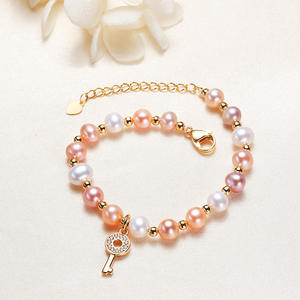 Pulsera de Perlas de Agua Dulce Estilo Étnico Barroco Hecha a Mano en Zhuji, Suministro Directo de Fábrica, Joyería de Celebridades de Internet - Product Image 3