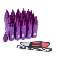 BLOX aluminium à pointes Tuner roues écrous de roue M12X1.5 60mm étendu JDM voiture de course jantes boulons M12X1.25 550NSPK