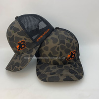 Gorras de Malla de Cuero Richardson con Logotipo Personalizado, Gorras Trucker Richardson 112 Camo de Alta Calidad para Exteriores