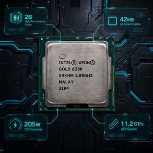 ใช้งานร่วมกับ Xeon Gold 6330 28 คอร์ 2.00GHz โปรเซสเซอร์เซิร์ฟเวอร์รุ่นที่ 3 แบบปรับขนาดได้ บรรจุกล่องใหม่ ประสิทธิภาพสูงสุด 28 คอร์ สำหรับงานหนัก - Product Image 4