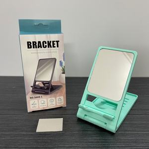 Soporte para Teléfono Celular con Espejo, Totalmente Plegable, Soporte de Escritorio para Teléfono Celular, Compatible con Todos los Teléfonos Móviles - Product Image 5