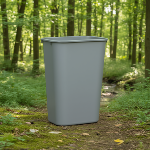 Cestino per Rifiuti Rettangolare 39 L Grigio - Product Image 3