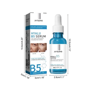 Vitamin B5 yüz saf Serum doğal antioksidan Anti kırışıklık dengesi hyaluronik asit C vitamini serumu - Product Image 5