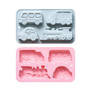 Stampo in Silicone per Veicoli e Strumenti di Trasporto, Adatto al Forno, per <span class=keywords><strong>Torte</strong></span> e Cioccolato, Stampi a Forma di Auto - Product Image 1