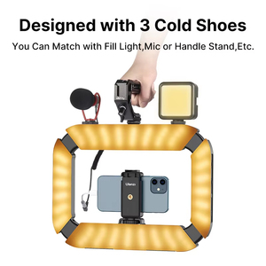 Nuevo Ulanzi U200: Anillo de Luz LED para Smartphone, Cámara, YouTube y Transmisiones en Vivo con Soporte Frío para Micrófono y Trípode - Product Image 2