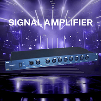 Répartiteur de signal DMX512 professionnel LQE 8 voies, amplificateur, isolé optiquement, 8 ports, XLR 3 broches, système d'éclairage de scène en métal
