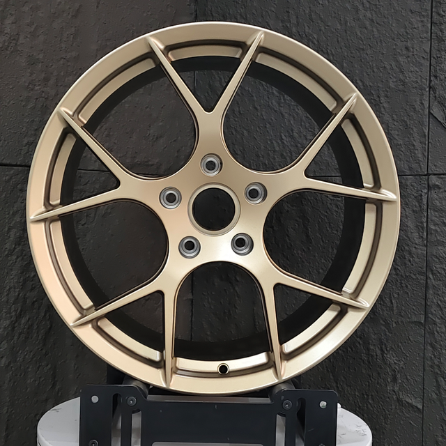 New 19-inch Matte Bronze Multi-spoke Aluminum Alloy Forged Wheels Lightweight High Performance PCD5*130 Compatible Universal