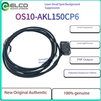 Sensor Fotoelektrik ELCOPhotoelectric, OS10-AKL150CP6, Jarak Deteksi 150mm, Output PNP, Sumber Cahaya Laser, ElcoOS10-AKL150CP6